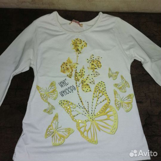 Вещи пакетом на девочку 98см