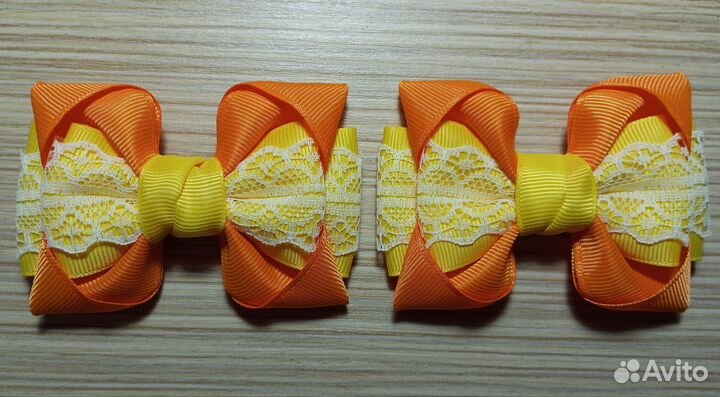 Бантики для волос разные