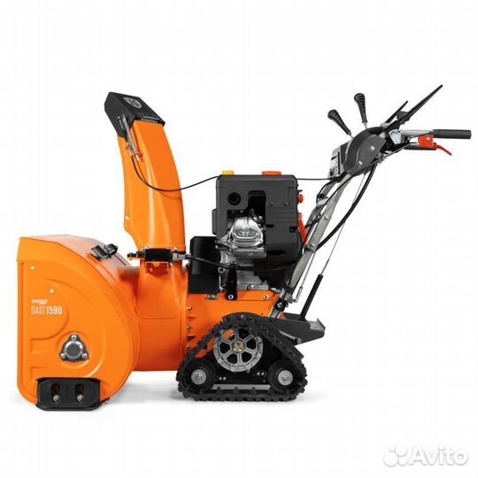 Снегоуборщик бензиновый гусеничный для очистки дор