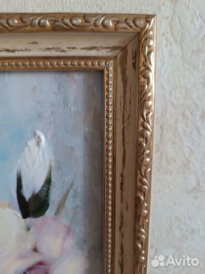 Картина маслом цветы