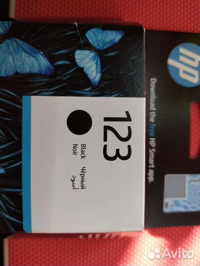 Картридж hp 123 black