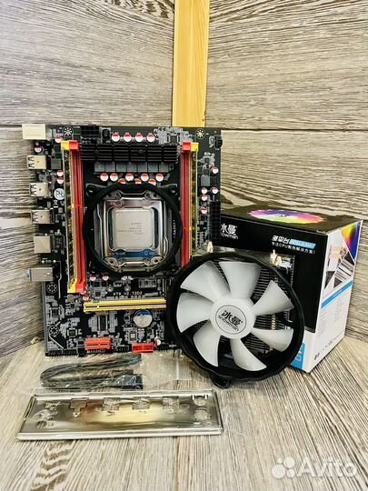 Комплект x79 2011 Xeon 2650v2 16gb DDR3 Кулер