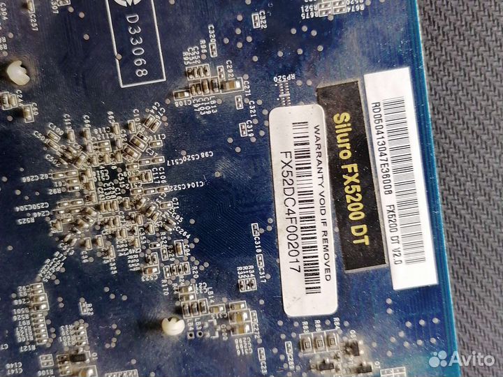 Видеокарта Siluro fx5200 Rev 2.0