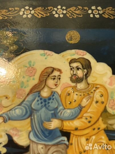 Шкатулка « Мстера» лаковая миниатюра