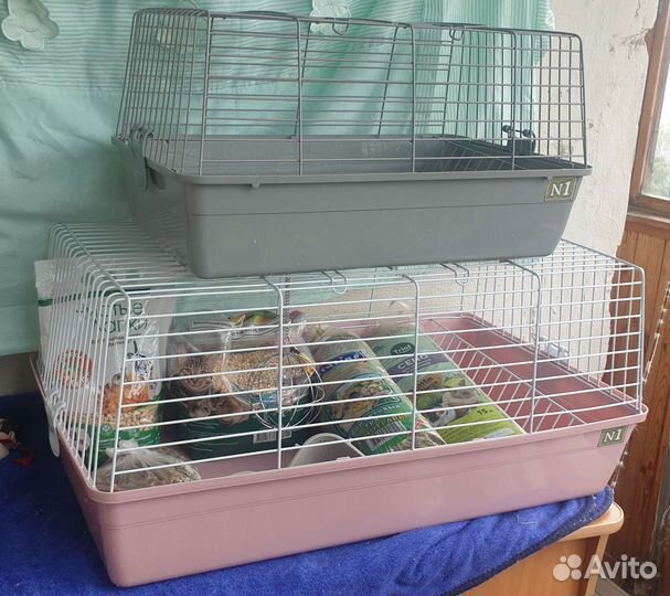 Клетка для грызунов для кролика/хорька/шиншилы