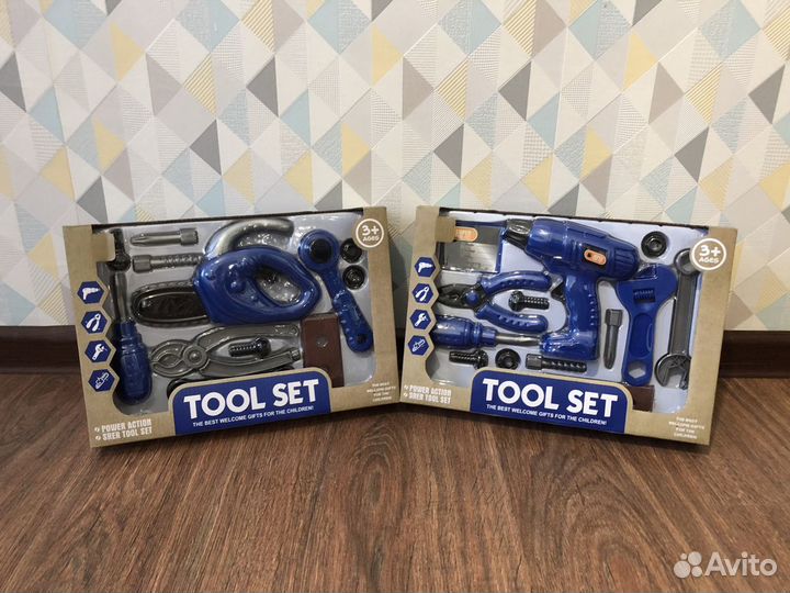 Детский игровой набор шуруповерт