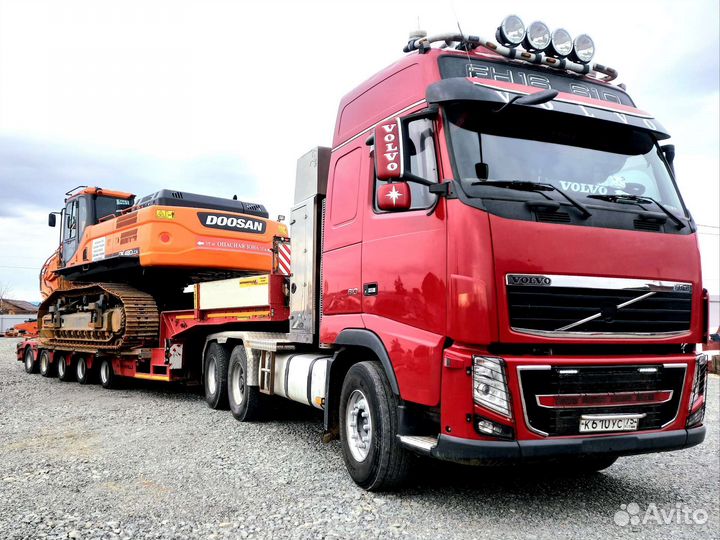 Услуги тяжёлых и низкорамных тралов г/п до 60т