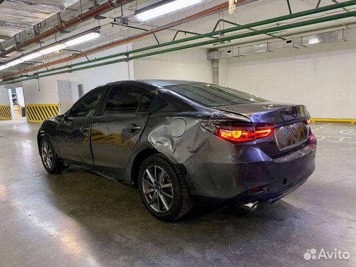 Mazda 6 2.5 AT, 2019, битый, 85 374 км