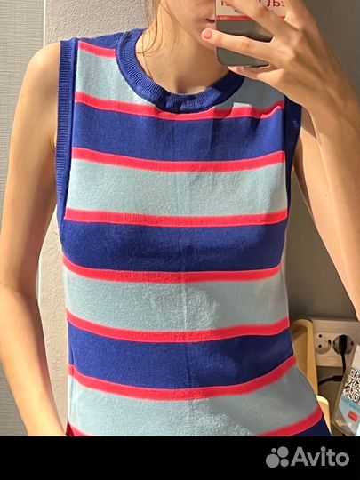 Яркая винтажная жилетка