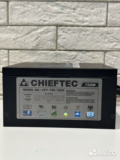 Блок питания chieftec 750w