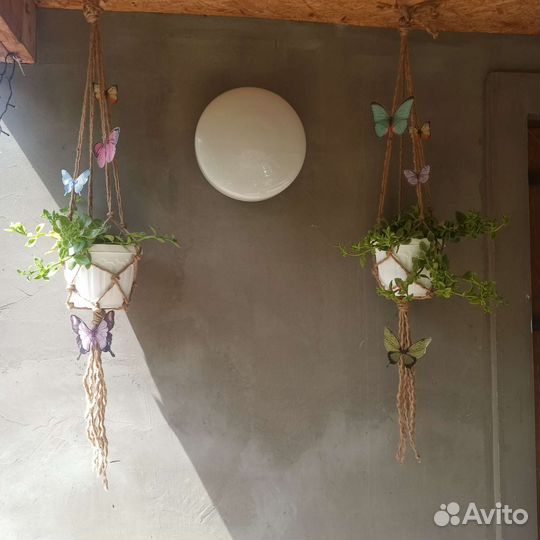 Подвеска для кашпо с цветами