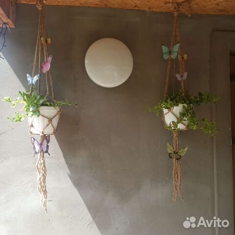 Подвеска для кашпо с цветами