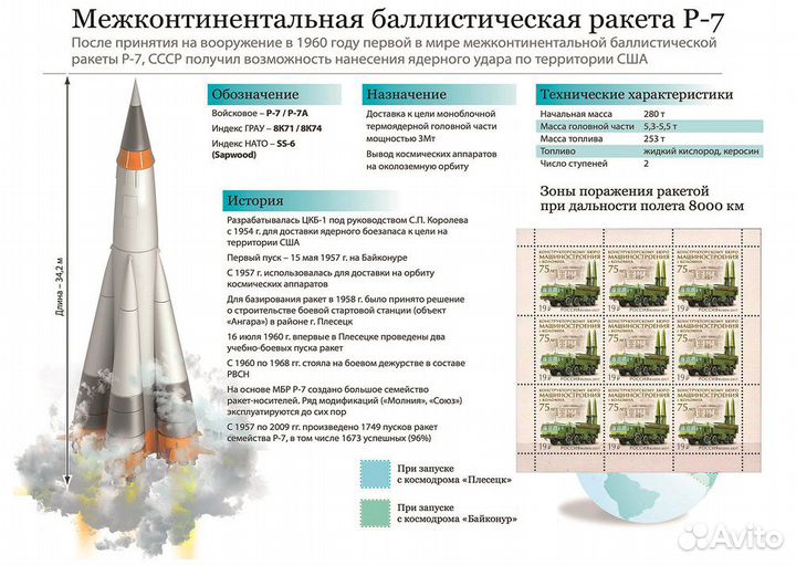 Сувенирный набор с марками 23 февраля