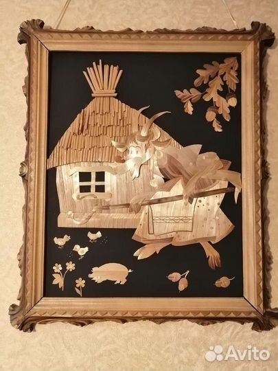 Картины из соломки