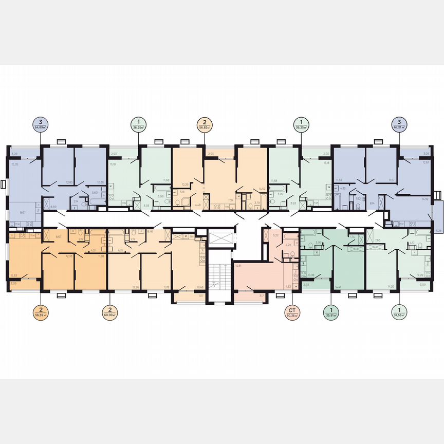 Квартира-студия, 32,1 м², 5/9 эт.