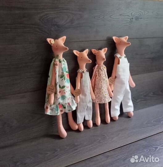 Лиса текстильная Тильда