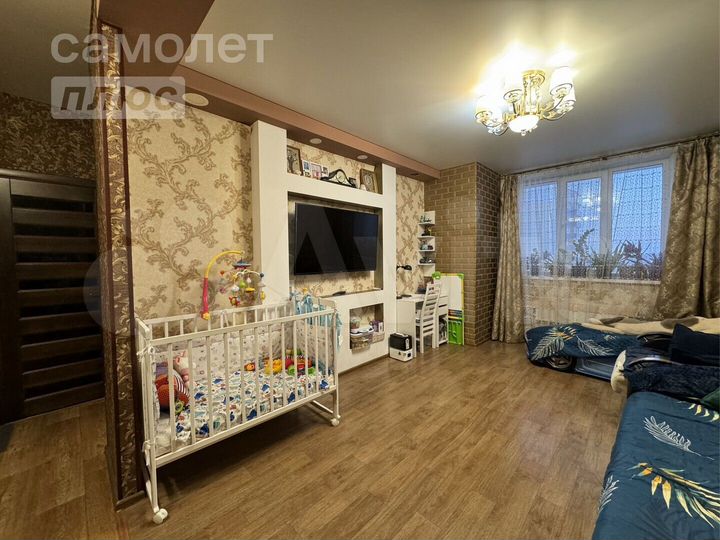 2-к. квартира, 55,2 м², 10/15 эт.