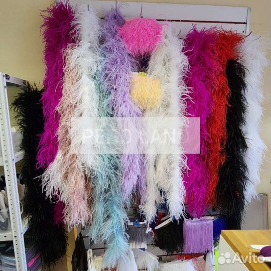 Боа из перьев