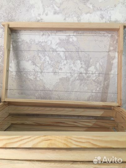 Пчелорамки готовые с проволокой липа