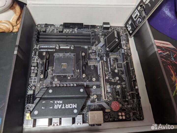 Материнская плата AM4 b450