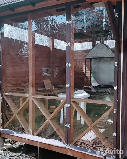 Мягкие окна для веранды