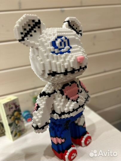 3д конструктор, собранный,BearBrick,для интерьера