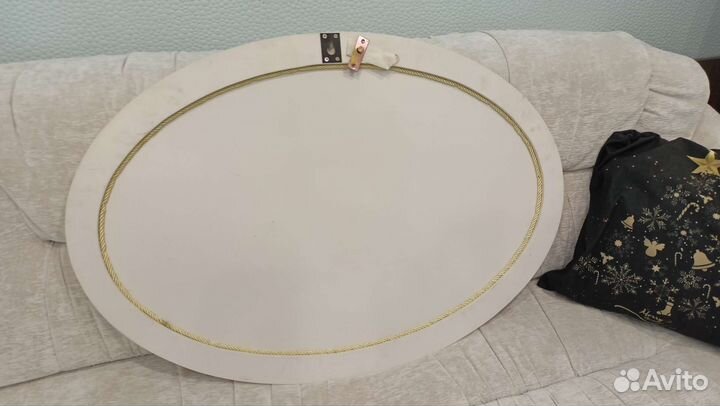 Новое Зеркало Carpenter с фацетом овальное в раме