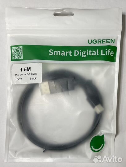 Ugreen DisplayPort mini PD - DP, 1.5м MD105