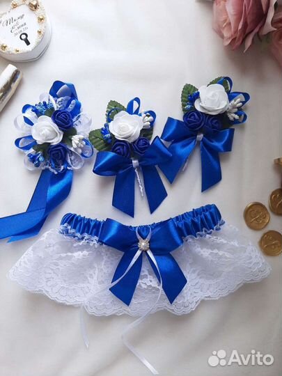 Бутоньерки, браслеты, свадебные аксессуары