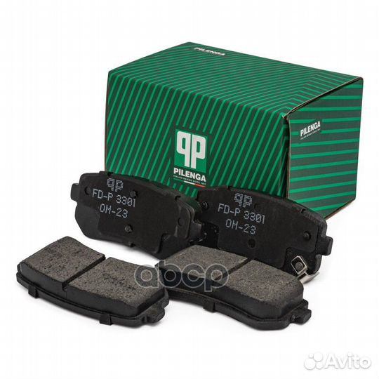 Колодки тормозные дисковые задние lancer FD-P33