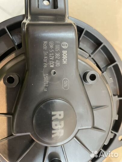 Мотор печки Хендэ Солярис