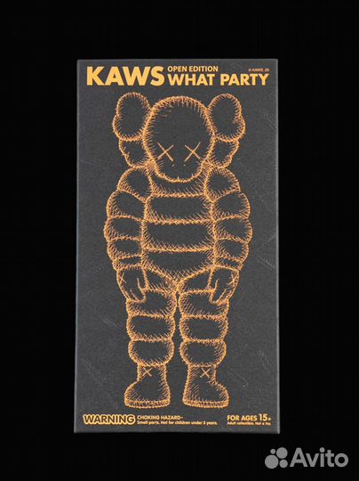 Kaws фигурка Kaws What Party оранжевая