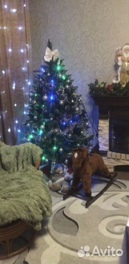 Елка искусственная заснеженная бу