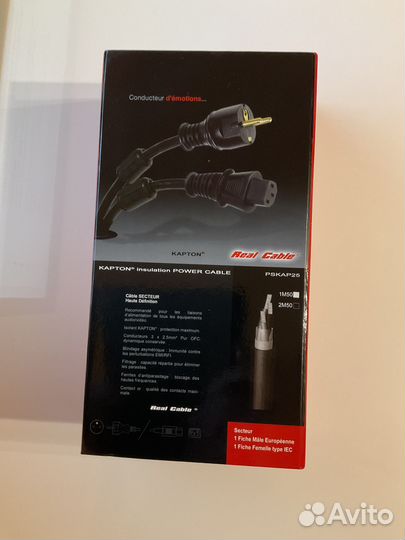 Силовой кабель Real Cable pskap25 1,5 m