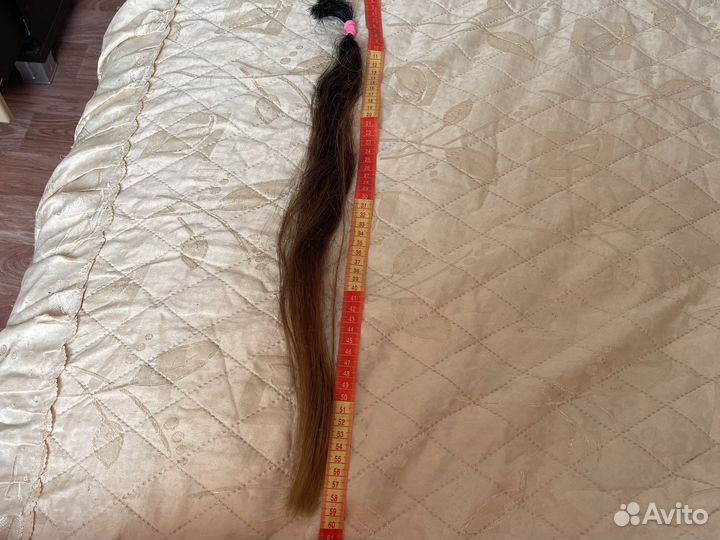 Волосы натуральные срез