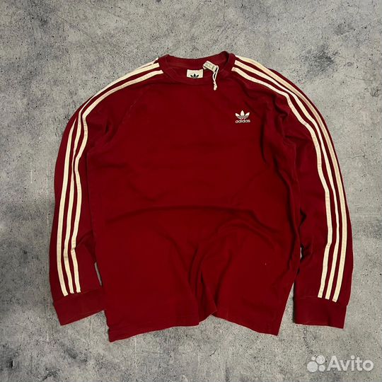 Лонгслив толстовка Adidas 3-stripies