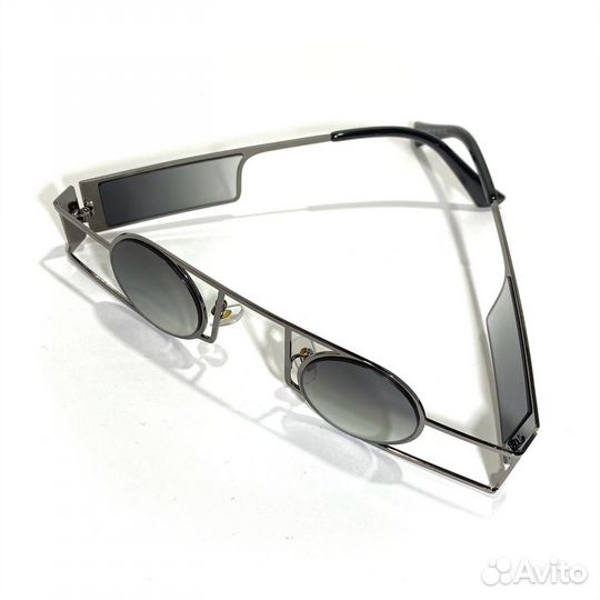 Необычные мужские очки с круглыми линзами