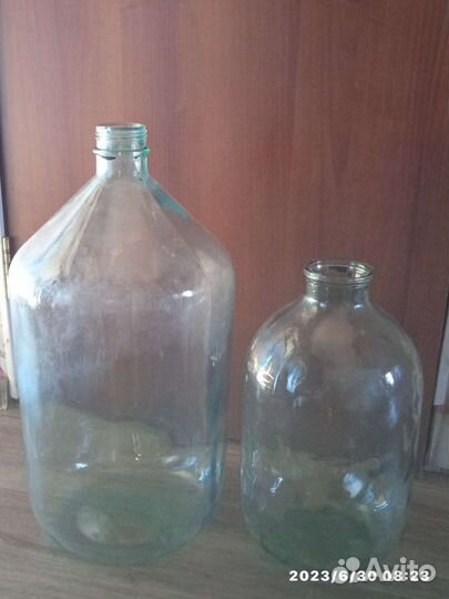 Бутыль стеклянная