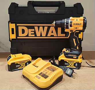 Бесщеточный шуруповерт ударный Dewalt 20 v 6 ампер