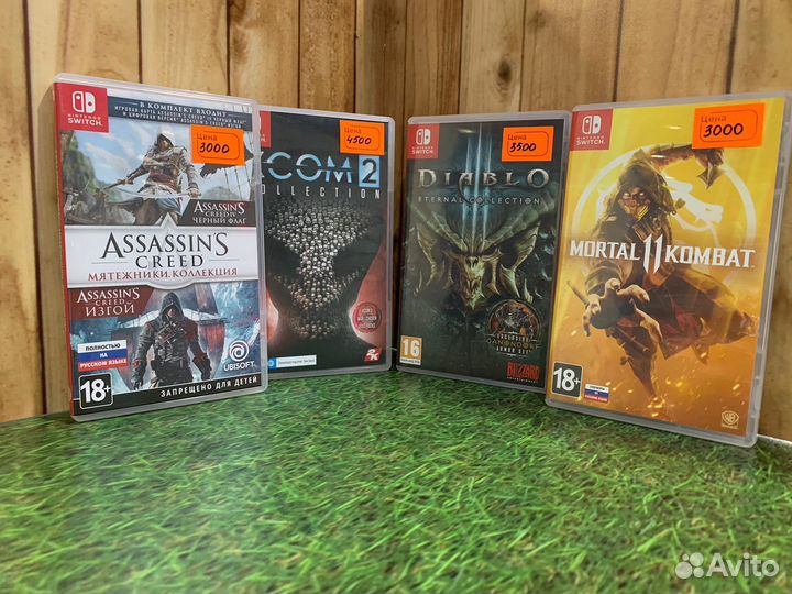 Картриджи для Nintendo Switch