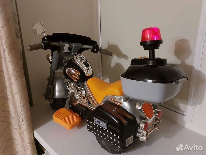 Мотоцикл детский электрический