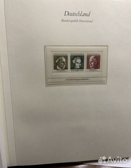 Почтовые марки Германии 1971-1987