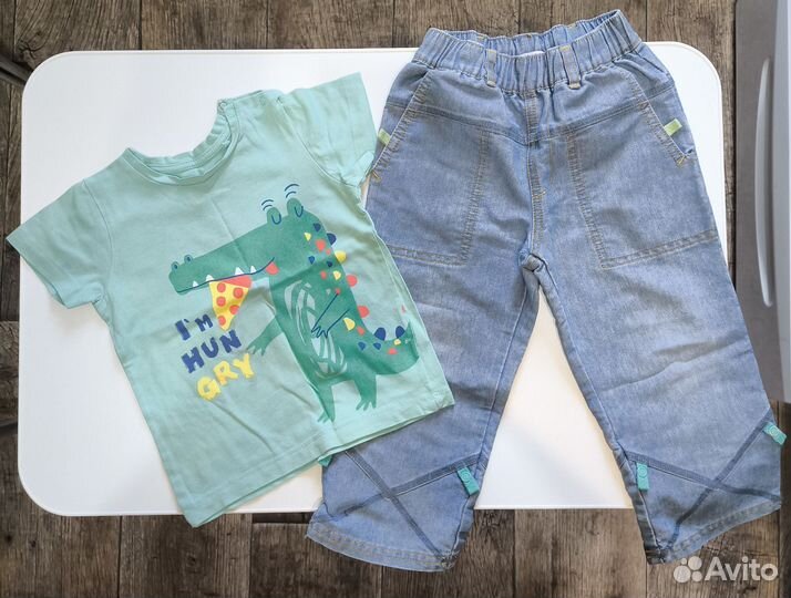 Большой пакет одежды для мальчика 86-92-98 см