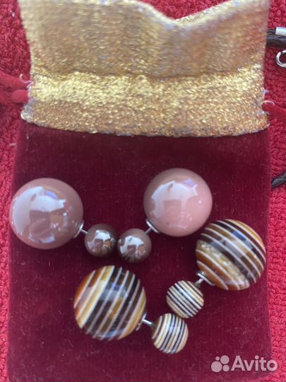 Серьги пусеты (2 пары)