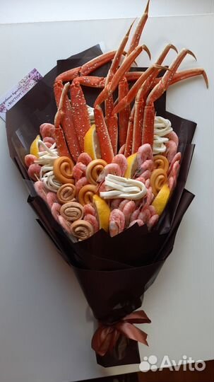 Съедобные мужские букеты из раков