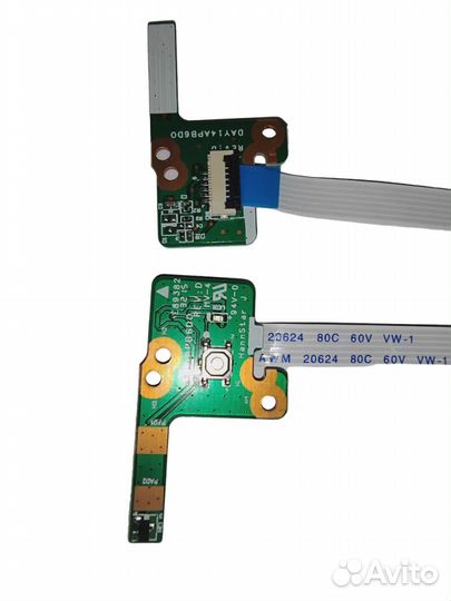 Шлейф с платой кнопки включения HP TPN-Q140 (DAY14