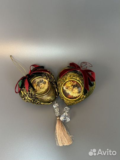 Новогодние игрушки на ёлку ручной работы