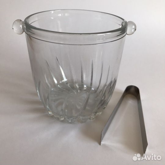 Ведерко для льда с щипцами Bormioli Rocco