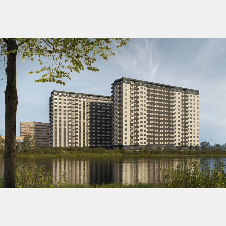 2-к. квартира, 59,6 м², 4/16 эт.