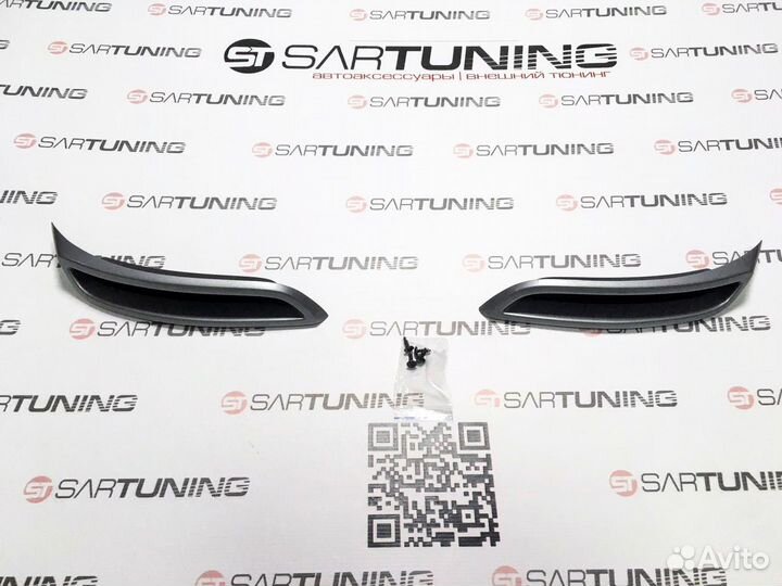 Накладки заднего бампера Рапид Skoda Rapid 2020